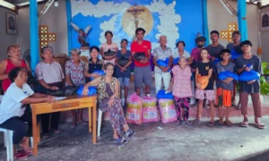 Extending love and care to the people of Caramay, Roxas, Palawan during our relief operations.