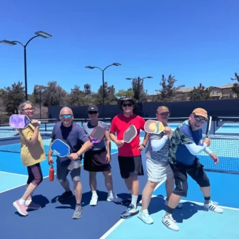 Our members in action at the Pickleball Open Tournament for a Cause Our members in action at the Pickleball Open Tournament for a Cause